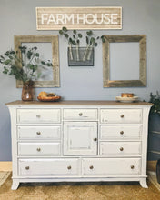 Load image into Gallery viewer, Modern Farmhouse Neutral Buffet or TV Stand