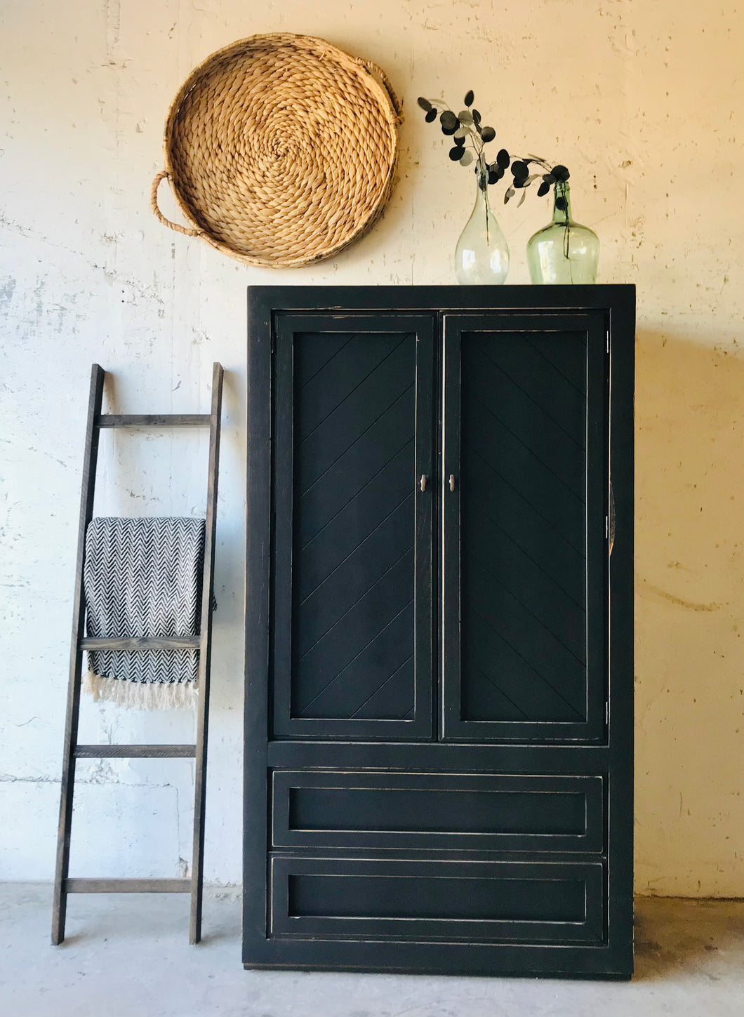 Stunning Large Vintage Armoire Dresser