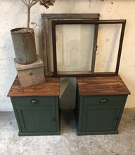 Load image into Gallery viewer, Modern Industrial End Table or Nightstand Set (2pc)
