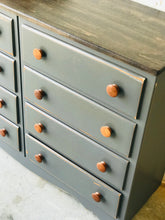 Load image into Gallery viewer, Adorable Vintage Gray Dresser