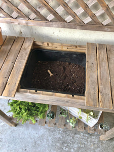 Weathered Potting Bench