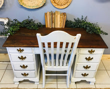 Load image into Gallery viewer, Perfect Farmhouse Desk &amp; Chair