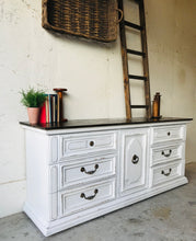Load image into Gallery viewer, Pretty Vintage Farmhouse Dresser or Buffet