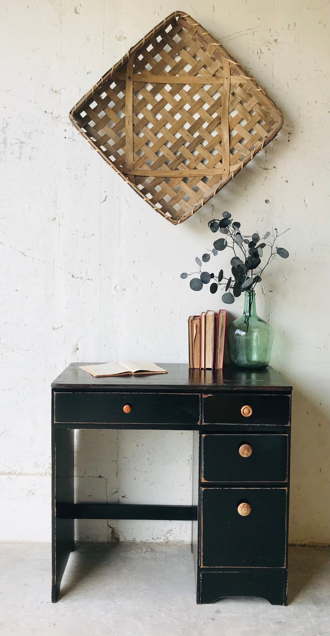Small Rustic Wood Farmhouse Desk