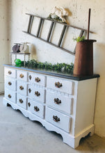 Load image into Gallery viewer, Large Vintage Farmhouse Buffet, Dresser, or TV Stand