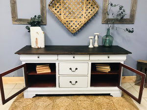 Pretty Farmhouse Buffet or TV Stand