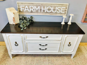 Pretty Vintage Farmhouse Buffet