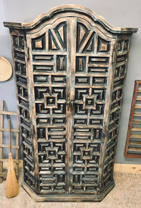 Stunning & Ornate Solid Armoire **Made in Mexico