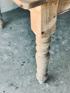 Gorgeous Whitewash/Weathered Look Large Farmhouse Table