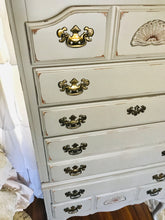 Load image into Gallery viewer, Queen Anne Style Tall Chest of Drawers