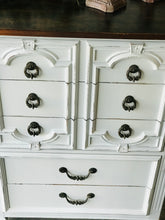 Load image into Gallery viewer, Beautiful Vintage Farmhouse Tall Chest of Drawers