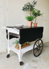 Load image into Gallery viewer, Antique Revamped Tea or Garden Cart