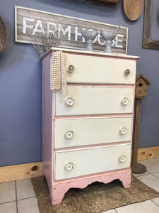 Shabby Chic Vintage Chest of Drawers