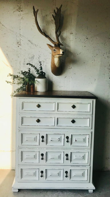 Vintage Drexel Farmhouse Chest of Drawers
