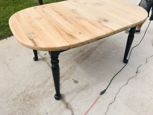 Custom table top refinish