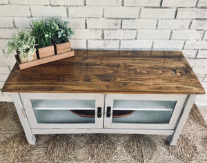 Perfect Farmhouse Cabinet TV Stand