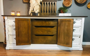 Stunning Large Farmhouse Buffet or TV Stand