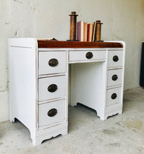 Load image into Gallery viewer, Amazing Vintage Waterfall Desk or Vanity