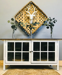 Perfect Farmhouse TV Stand Cabinet