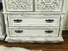 Load image into Gallery viewer, Intricate Broyhill Mediterranean Chest of Drawers with Matching Nightstand