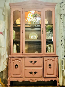 Gorgeous French Provincial China Cabinet