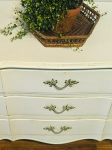 Shabby Chic French Provincial Dresser & Nightstands Set