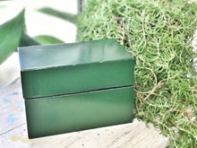 Load image into Gallery viewer, Vintage metal card box &amp; cards
