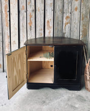 Load image into Gallery viewer, Rustic Farmhouse Corner Cabinet