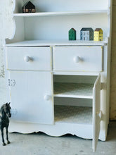 Load image into Gallery viewer, Adorable Vintage Mini Farmhouse Hutch