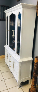 Beautiful French Provincial China Cabinet