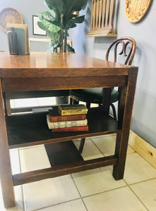 Amazing Vintage Tiger Oak Desk & Chair