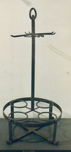 Vintage Iron Jar Holder & Hanger