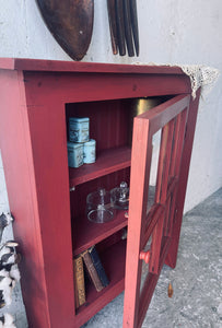 Primitive Accent Display Cabinet