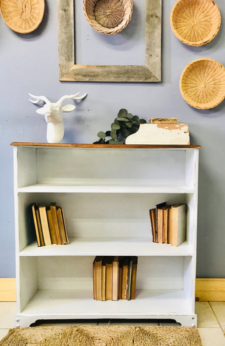 Cute Vintage Solid Wood Bookcase