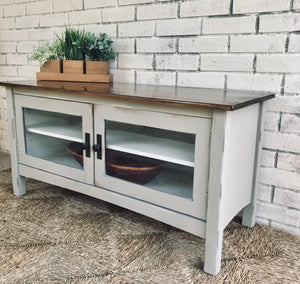 Perfect Farmhouse Cabinet TV Stand