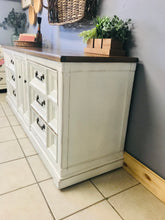Load image into Gallery viewer, Beautiful Farmhouse Vintage Buffet or TV Stand