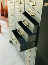 Load image into Gallery viewer, Amazing Vintage Industrial Rolling Cabinet