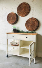 Load image into Gallery viewer, Perfect Cottage Butcher Block Rolling Island