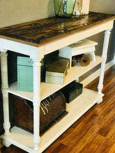 Farmhouse Chunky Entryway Table