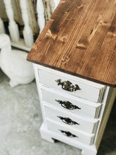 Load image into Gallery viewer, Pretty Repurposed Farmhouse Nightstand Set (2)