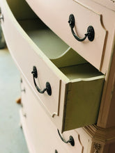 Load image into Gallery viewer, Stunning Vintage Pink Tall Chest of Drawers