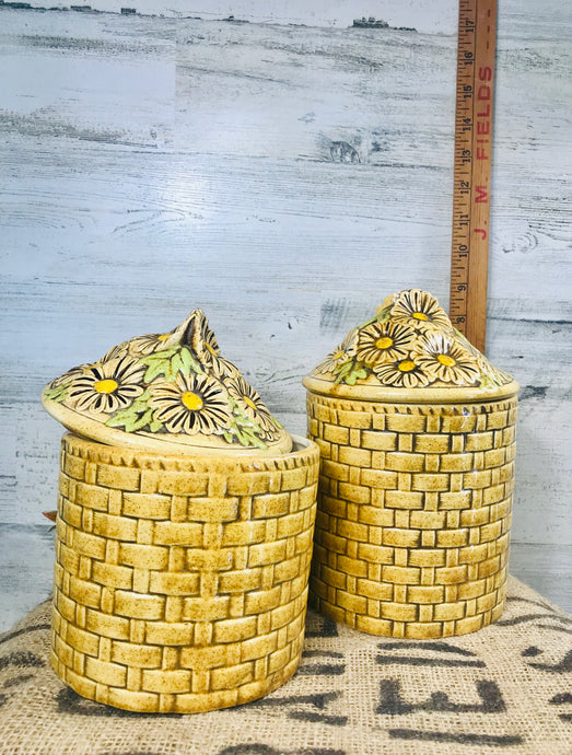 Vintage canisters (ceramic)