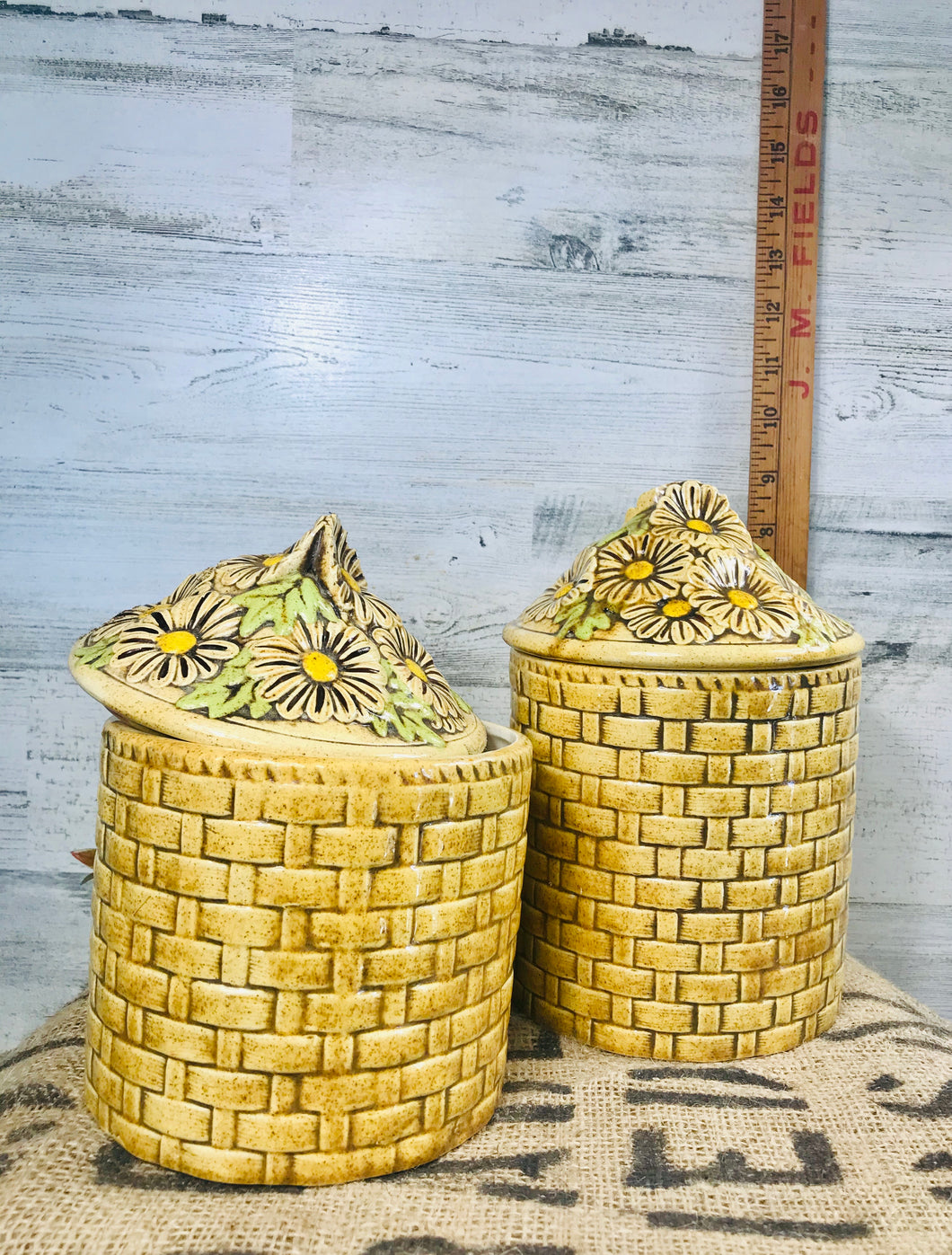 Vintage canisters (ceramic)