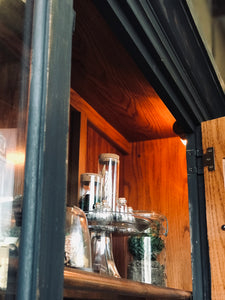 Moody Large Distressed China Cabinet