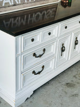 Load image into Gallery viewer, Stunning Large Vintage Farmhouse Buffet