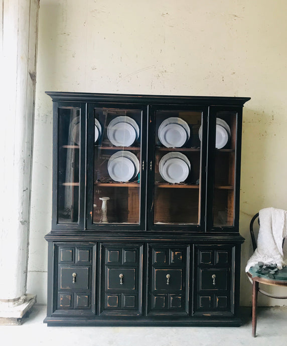 Stunning Large Vintage China Cabinet