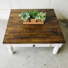 Load image into Gallery viewer, Chunky Farmhouse Square Coffee Table