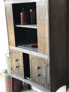 Amazing Primitive Antique Cabinet