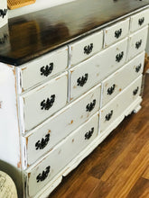 Load image into Gallery viewer, Solid wood Farmhouse Long Dresser with 11 Drawers