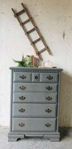 Charming Vintage Tall Chest of Drawers